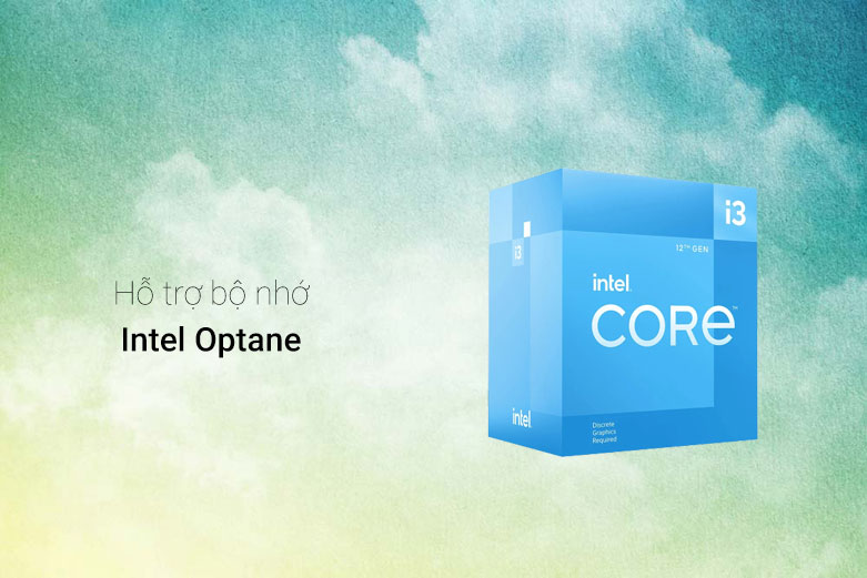 Bộ vi xử lý/ CPU Intel Core i3 12100F | Hỗ trợ bộ nhớ Intel Optane