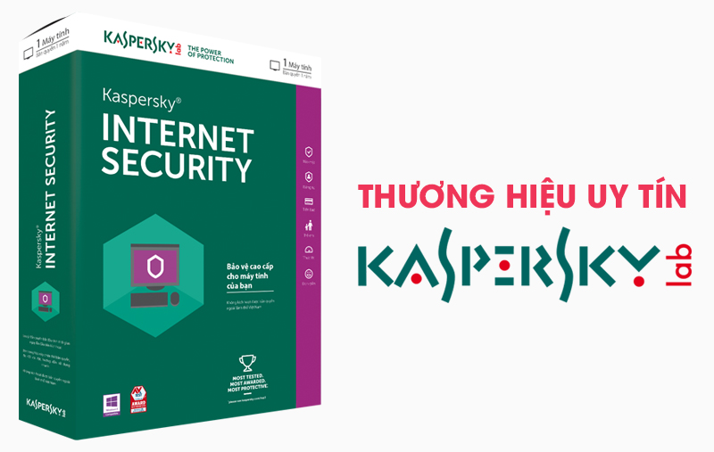 Diệt virus Kaspersky Internet Security - 1PC - Điện máy XANH