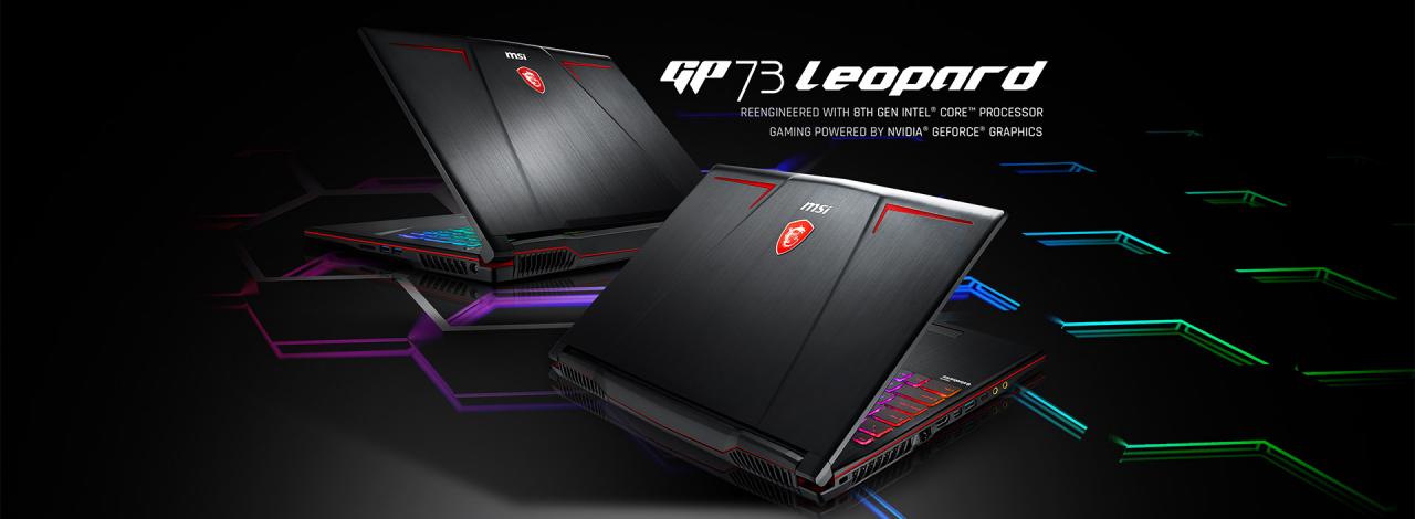 Có thể nói rằng MSI Leopard GP73 8RD-229VN là sản phẩm toàn diện nhất hiện tại với kích thước màn hình laptop lên tới 17.3 inch, cấu hình i7-8750H và GTX 1050Ti mà giá thành chỉ dưới 30 triệu đồng.