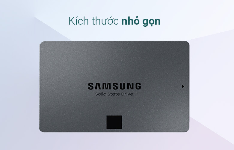 Ổ cứng SSD Samsung 870 QVO 1TB 2.5 inch (MZ-77Q1T0BW) | Kích thước nhỏ gọn