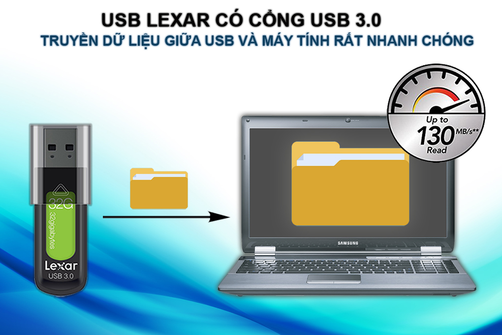 USB Lexar S57 32GB - USB 3.0