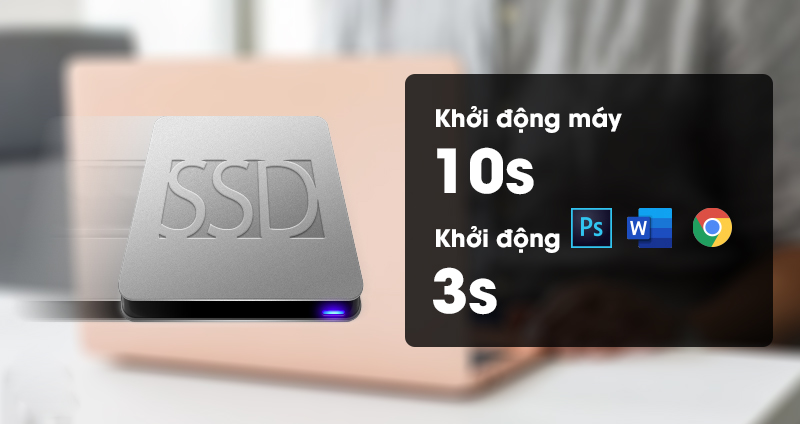 Tốc độ ổ cứng SSD trên laptop MacBook Air 2019 i5 128 GB 