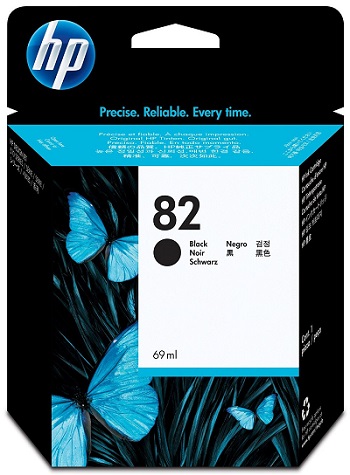 Mực In HP DesignJet 82 Black Ink Cartridge (CH565A) 69ml - BCA